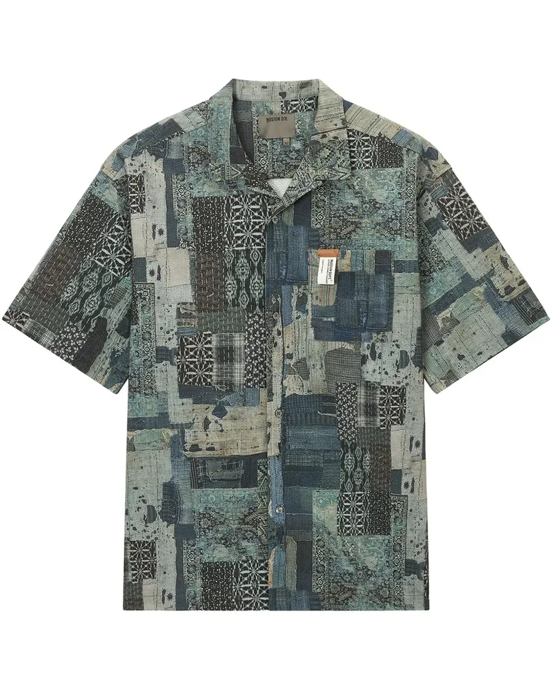 Musium Div. Klassisches Hemd - Blau Blau