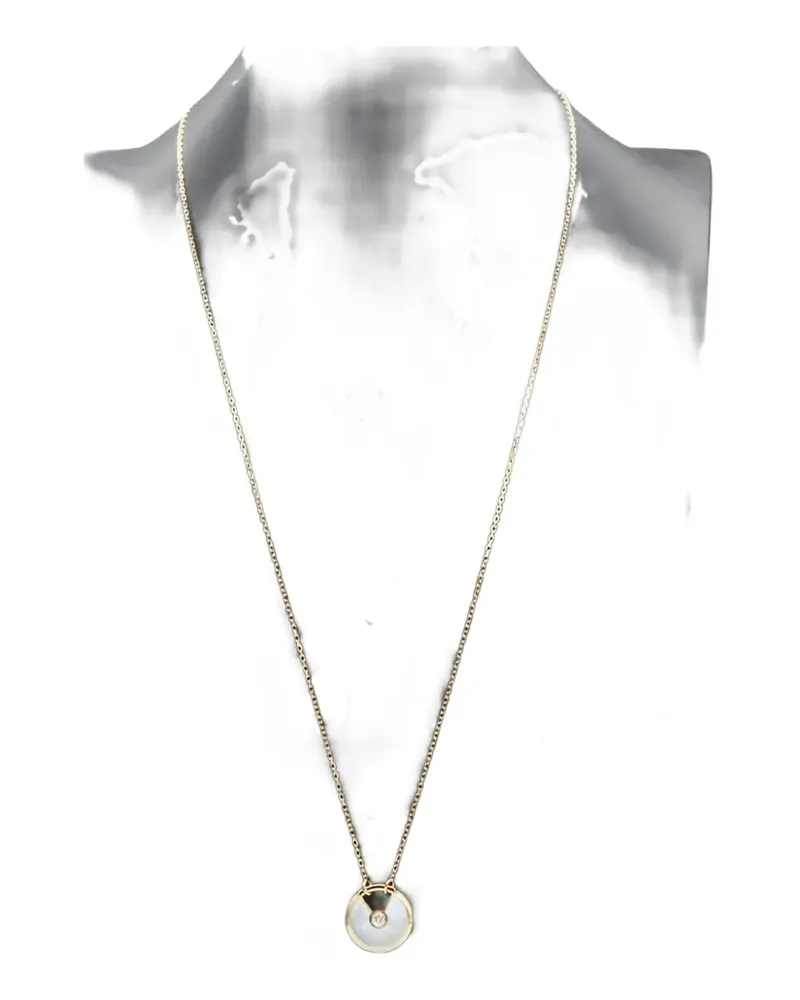 Cartier Amulette mother of pearl and diamond necklace - Gold Gold