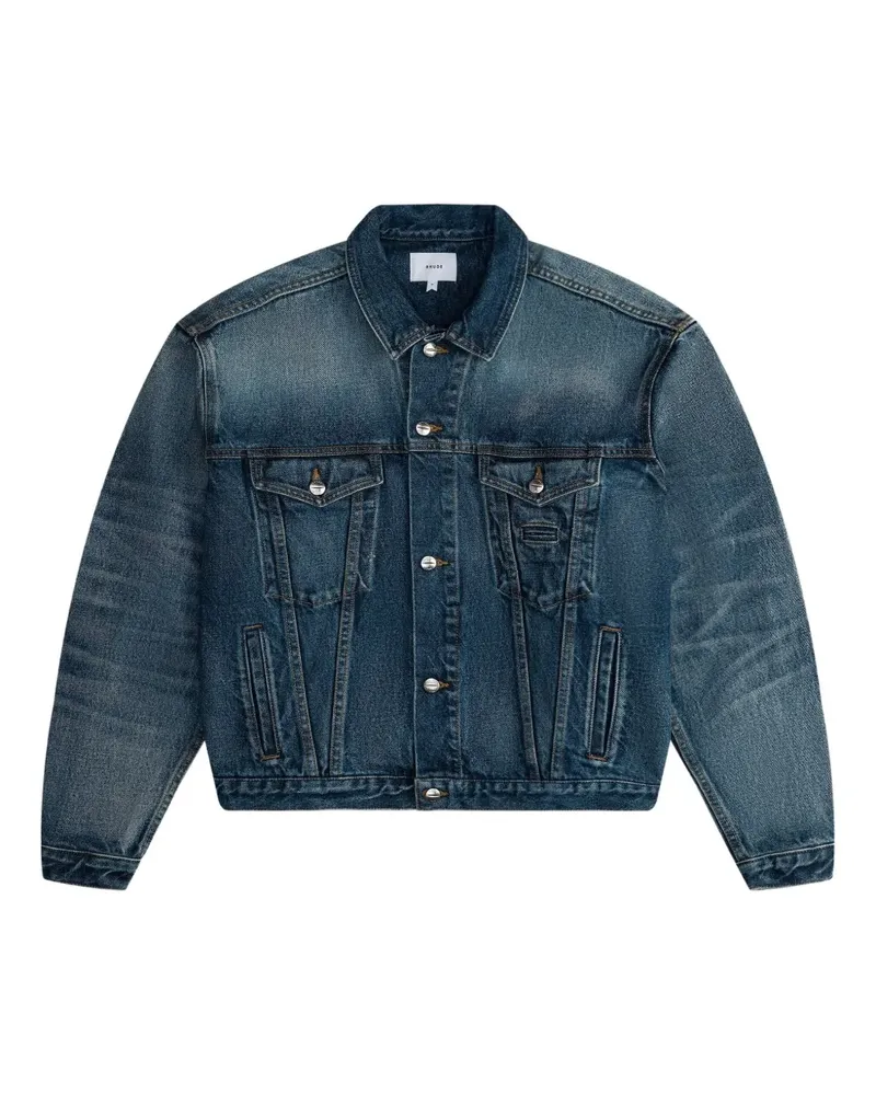 RHUDE Jeansjacke mit Taschen - Blau Blau