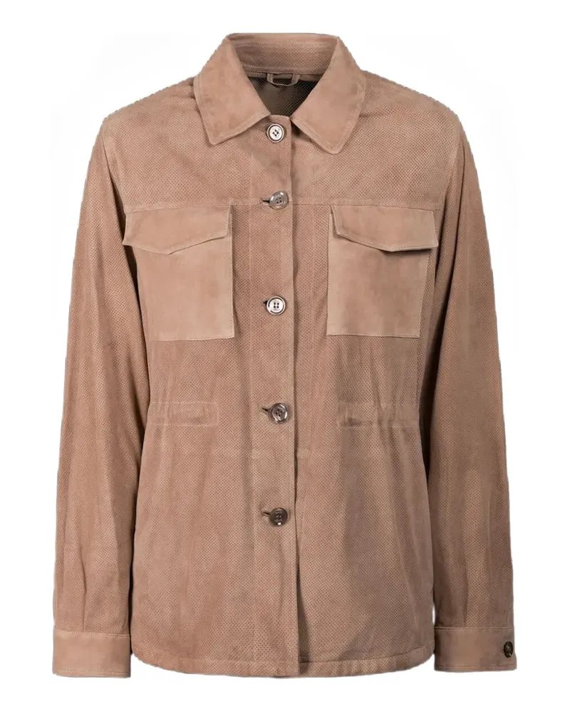 MOORER Nakia jacket - Nude Nude