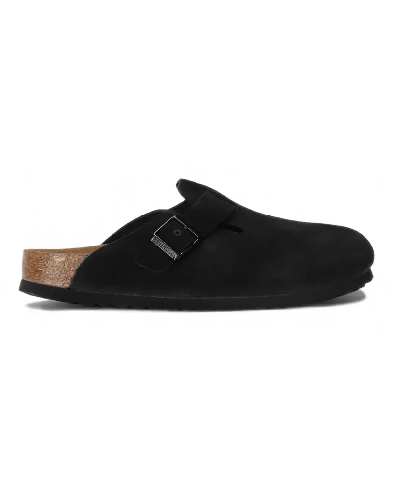 Birkenstock Boston Mules - Schwarz Schwarz