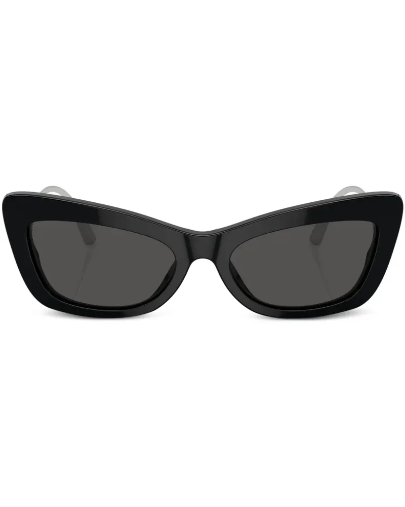 Dolce & Gabbana Crystal Cat-Eye-Sonnenbrille - Silber Silber