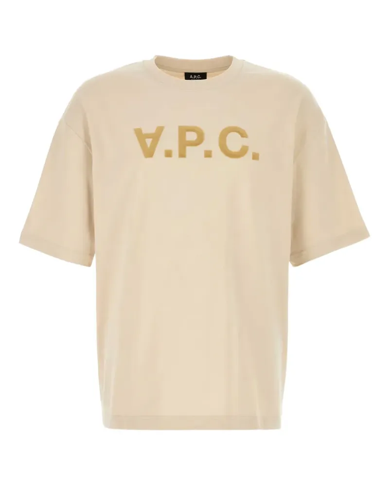 A.P.C. printed T-shirt - Nude Nude
