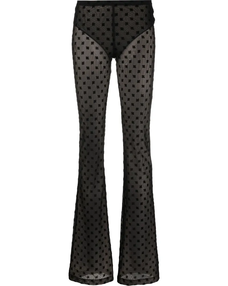 MISBHV Transparente Hose - Schwarz Schwarz