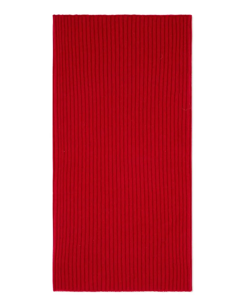 Eric Bompard ribbed scarf - Rot Rot