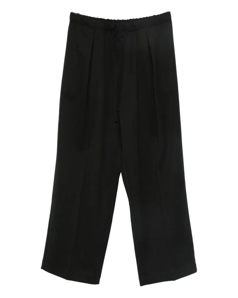 CORDERA drawstring-fastening pleated trousers - Grau Grau