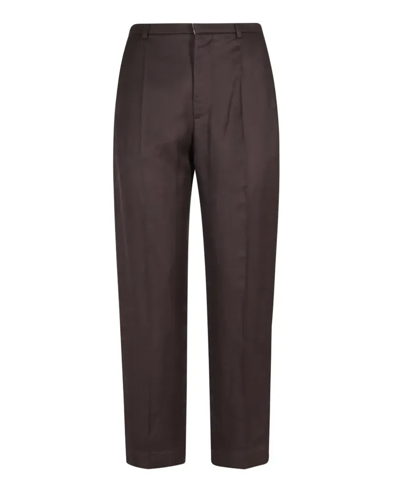 TELA Renato pleated trousers - Braun Braun