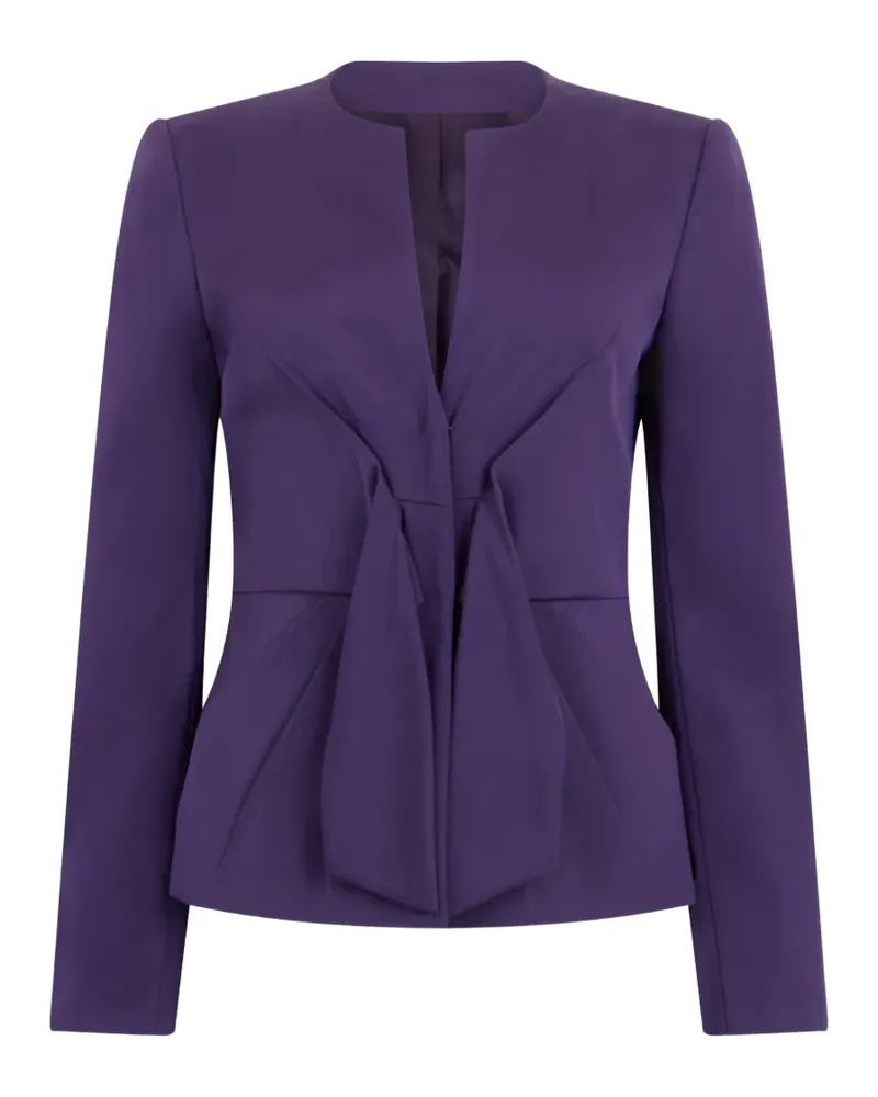 Alberta Ferretti Plissierte Jacke - Violett Violett
