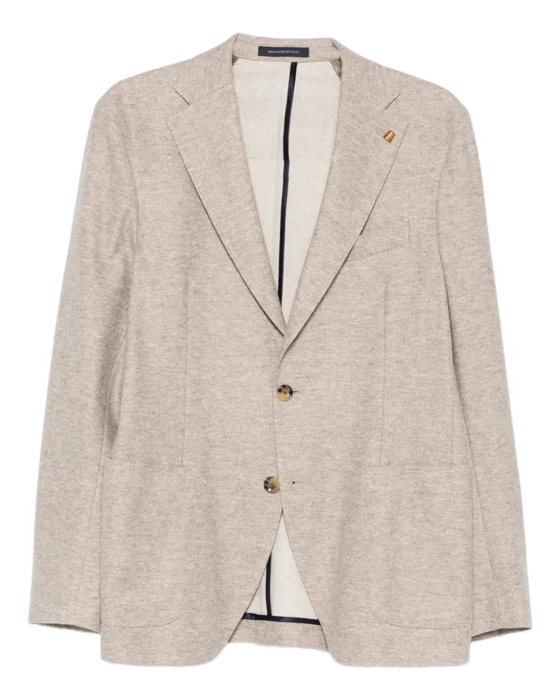 Sartoria Latorre Sakko mit Anstecknadel - Nude Nude