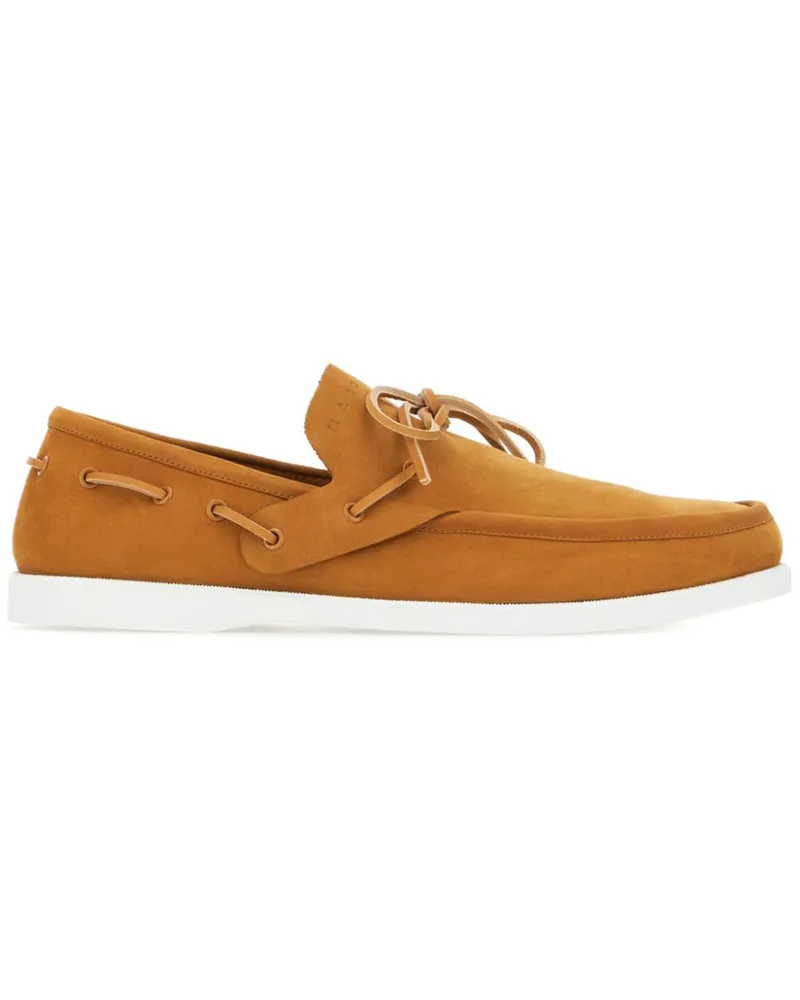 Marni Schnürschuhe aus Wildleder - Braun Braun