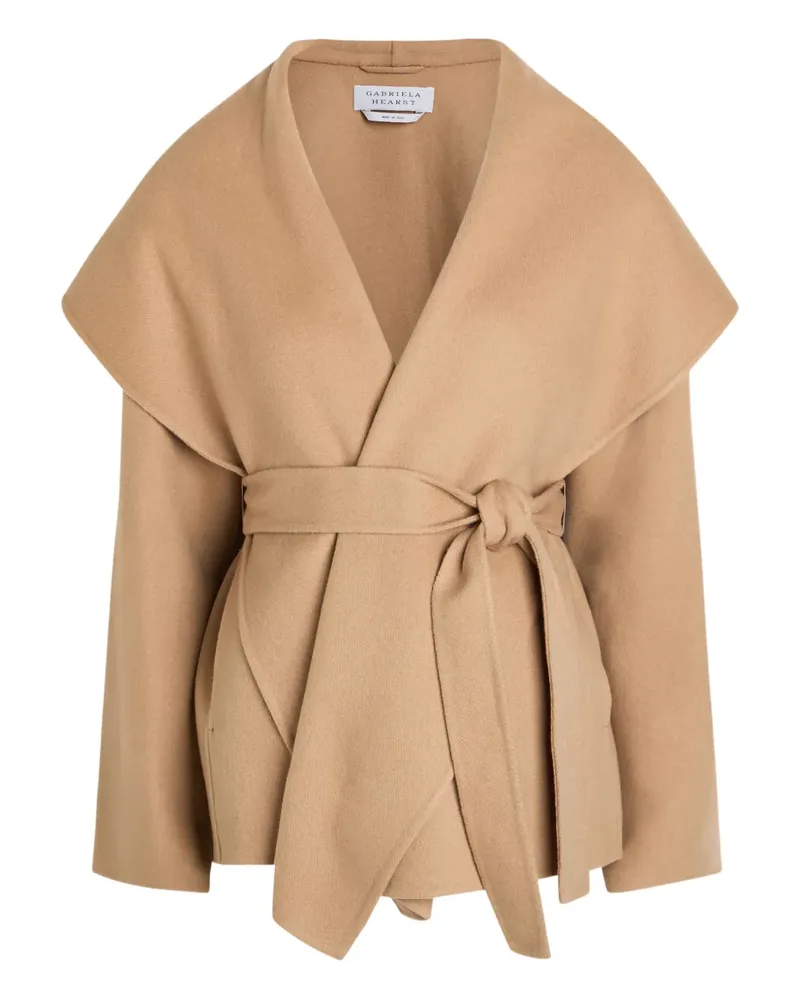 Gabriela Hearst Harris Kaschmirjacke mit Gürtel - Braun Braun