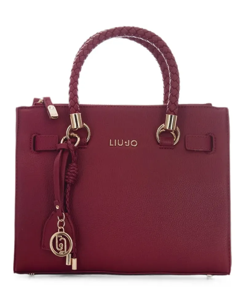 Liu Jo small logo-charm satchel bag - Rot Rot