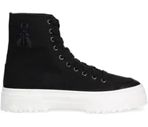 Bikerstiefel mit Schnürung - Schwarz