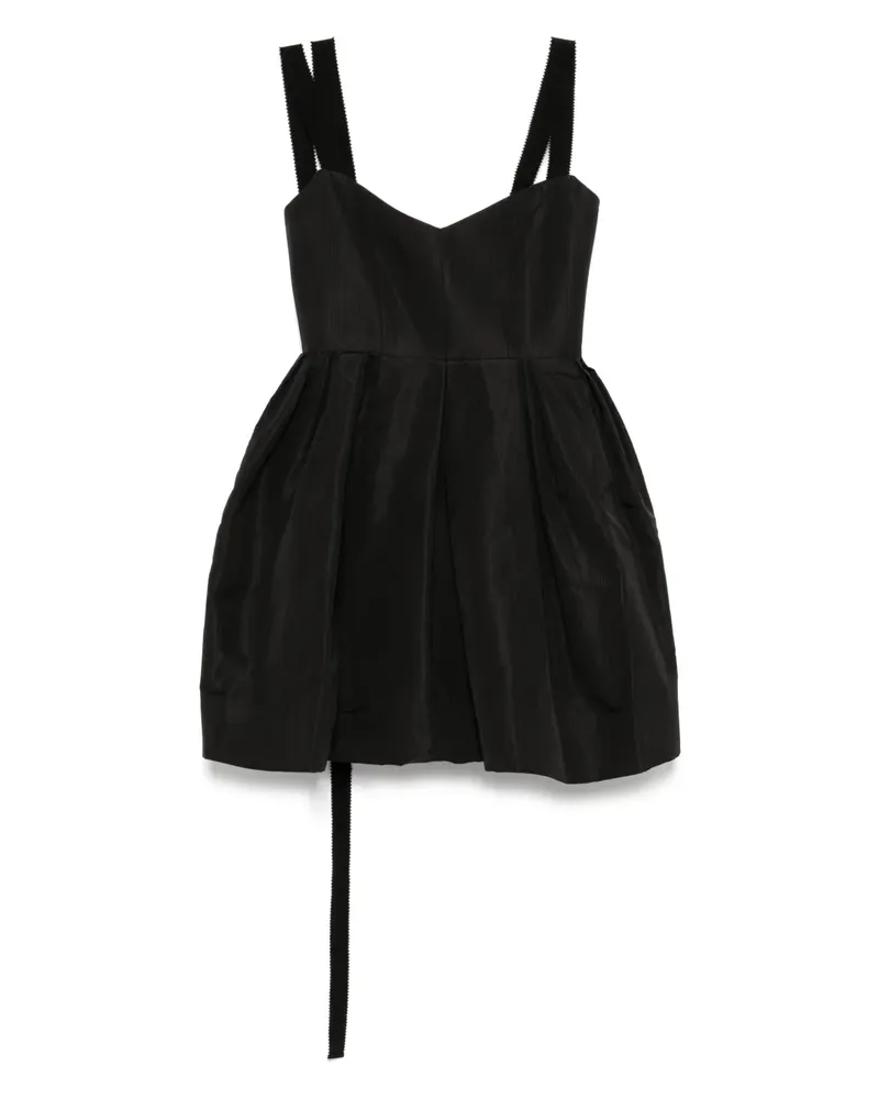 Dice Kayek Kleid aus Seide - Schwarz Schwarz