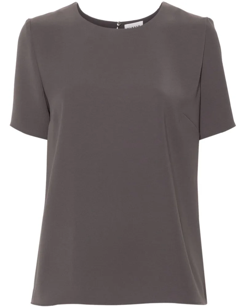 P.A.R.O.S.H. Poker Bluse - Grau Grau
