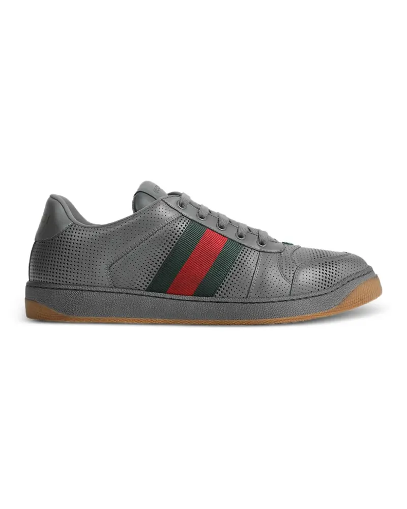 Gucci Perforierte Screener Sneakers - Grau Grau