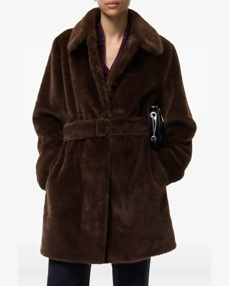 Burberry Leichter Mantel mit Gürtel - Braun Braun