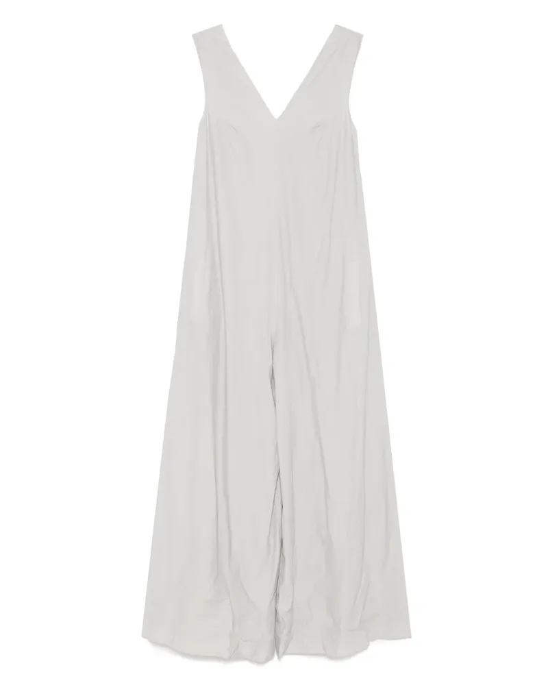 Andrea Ya'aqov Jumpsuit aus Popeline - Grau Grau