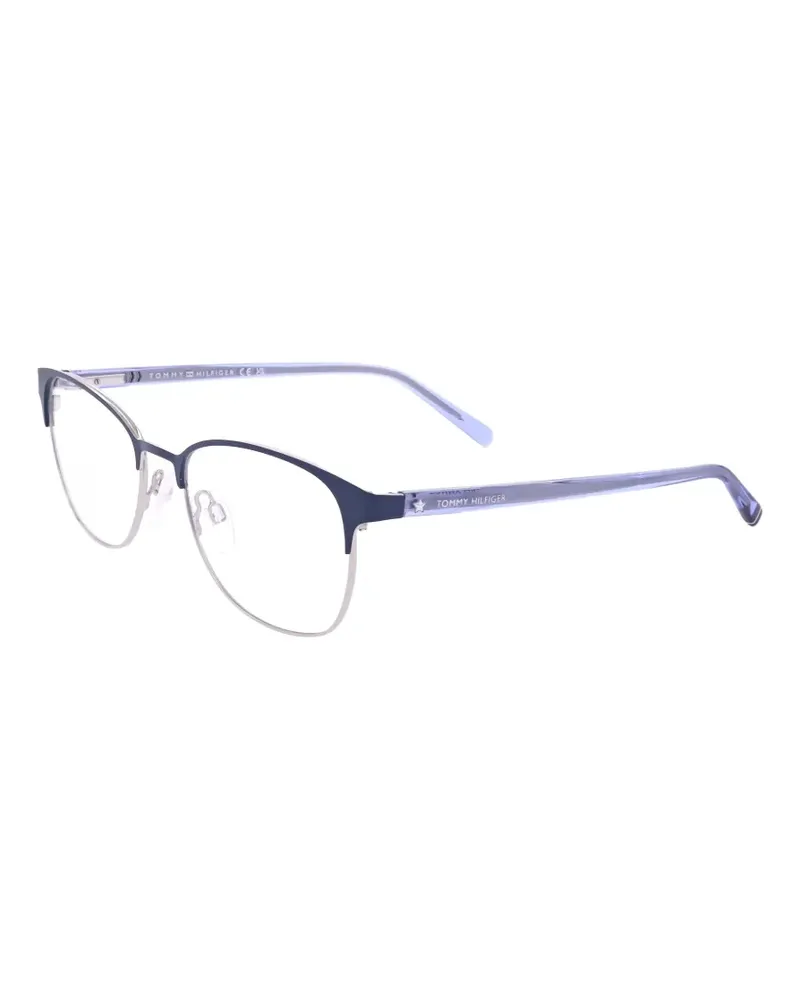 Tommy Hilfiger Brille mit rundem Gestell - Blau Blau