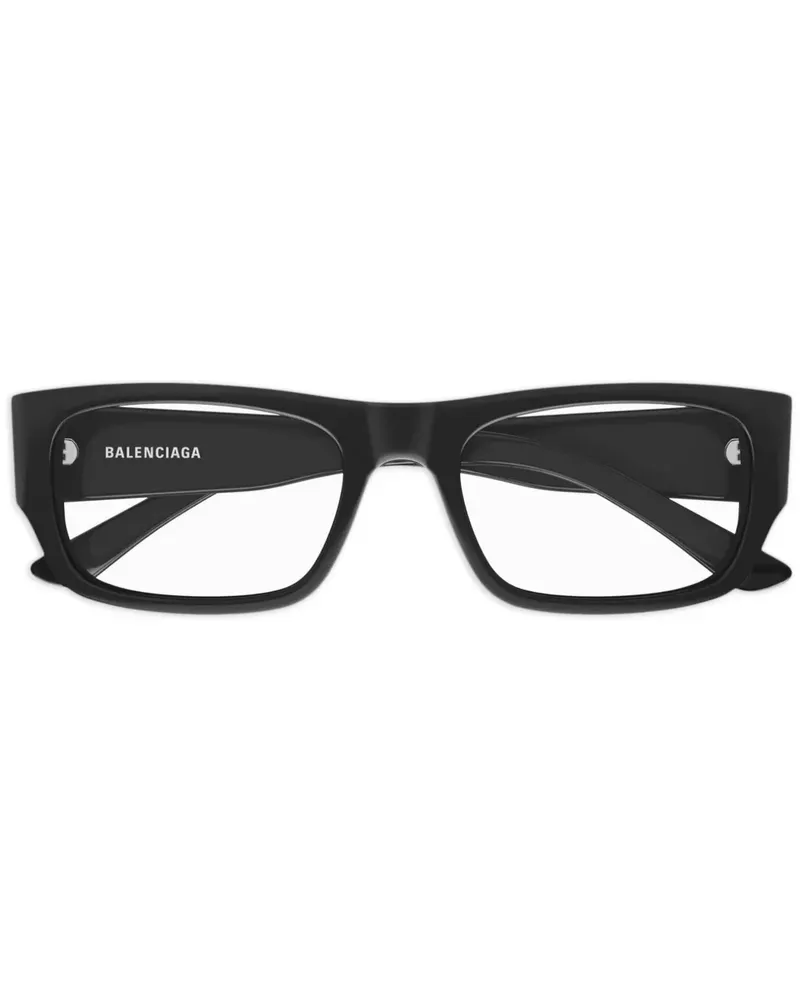 Balenciaga Brille mit eckigem Gestell - Schwarz Schwarz