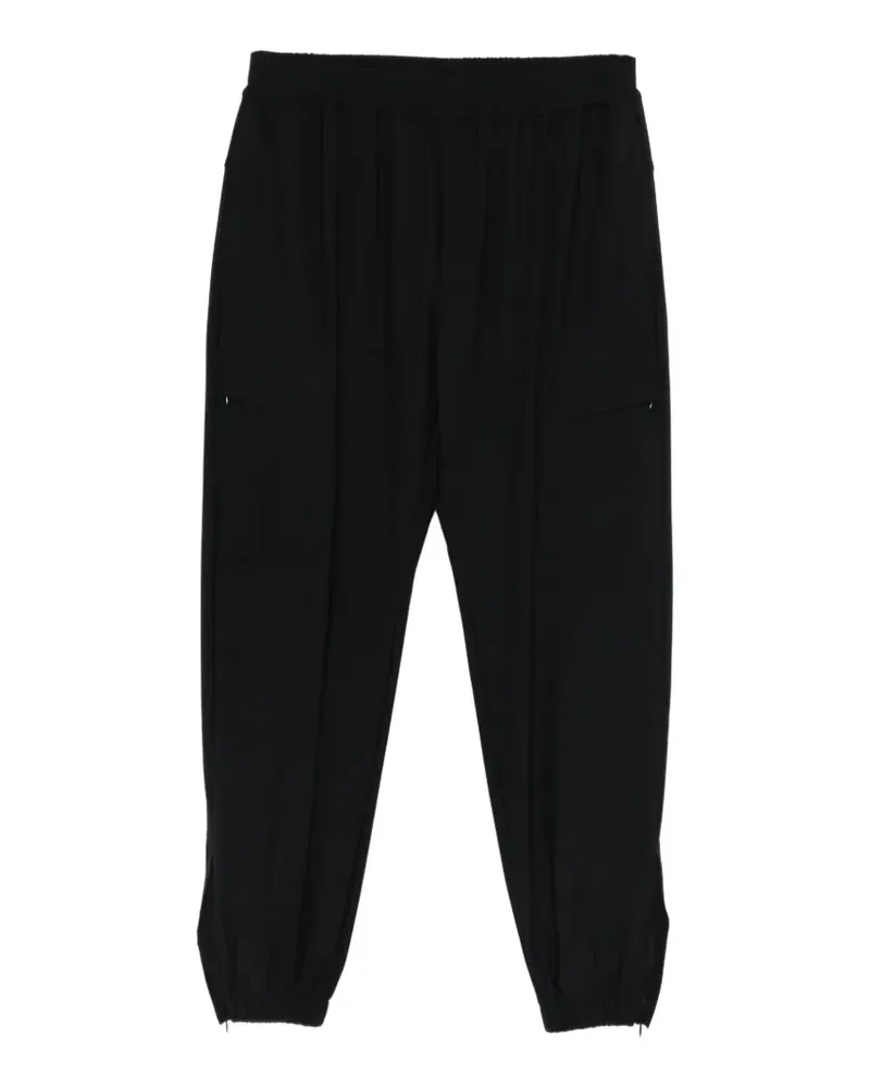 Eleventy Coulisse Cargo-Jogginghose - Schwarz Schwarz