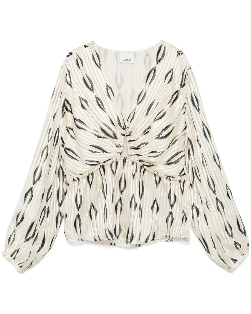 Isabel Marant Stellar Bluse - Nude Nude
