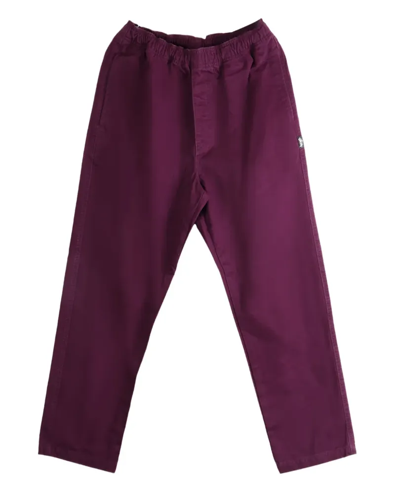 Stüssy elasticated-waistband trousers - Violett Violett