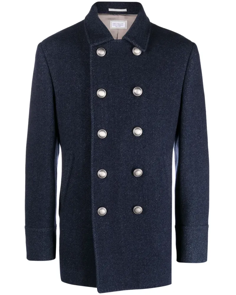 Brunello Cucinelli Klassische Cabanjacke - Blau Blau