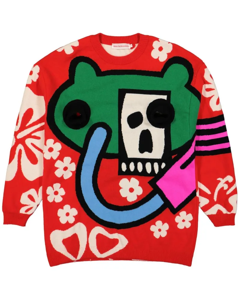 Walter van Beirendonck Android Pullover - Rot Rot
