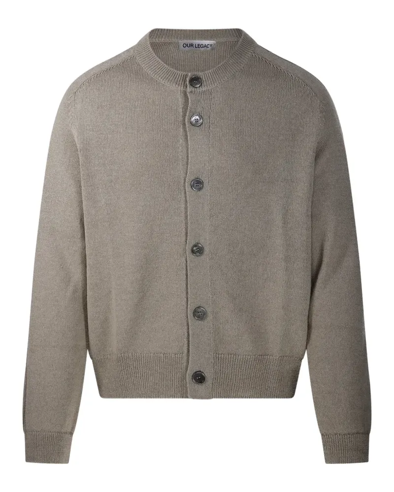 Our Legacy True coarse linen cardigan - Nude Nude
