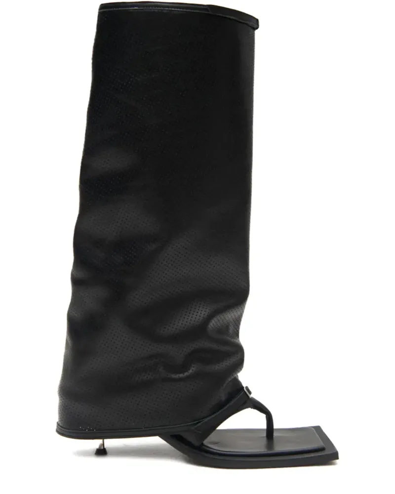 Fidan Novruzova 50mm Kaia stiletto trouser heeled sandals - Schwarz Schwarz