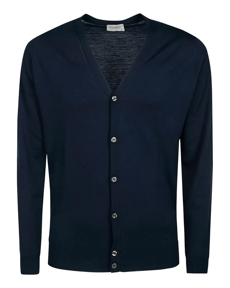 John Smedley Geknöpfter Cardigan aus Merinowolle - Grün Grün