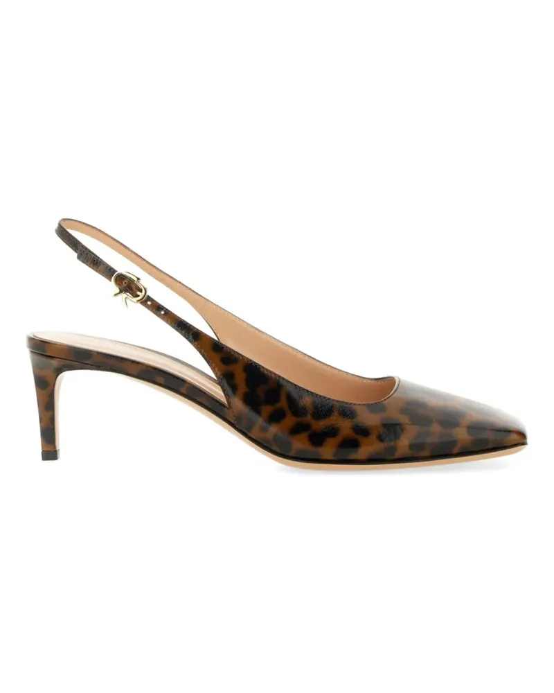 Gianvito Rossi Christina slingback pumps - Braun Braun