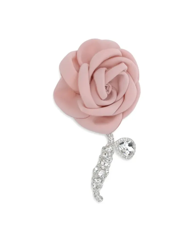 Magda Butrym floral embellished drop earrings - Rosa Rosa