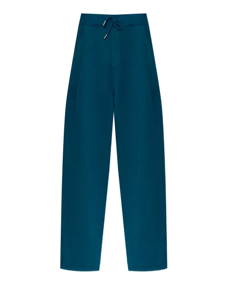 Dsquared2 logo-embroidered drawstring track pants - Blau Blau