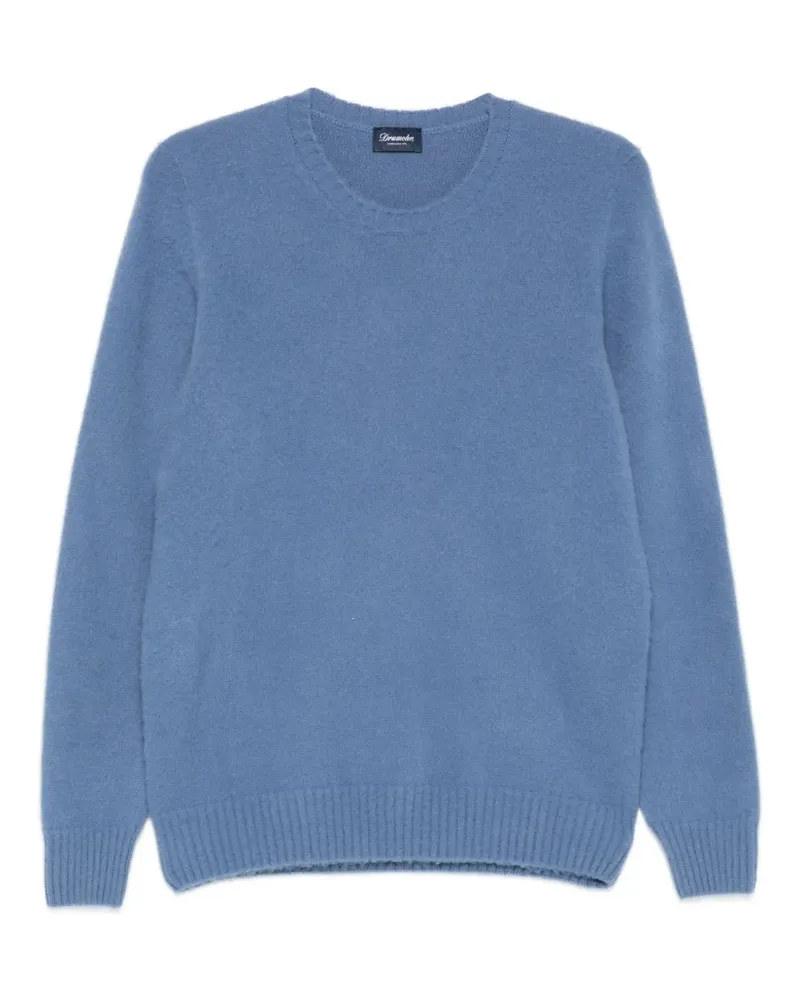 Drumohr  Pullover mit Rundhalsausschnitt - Blau Blau