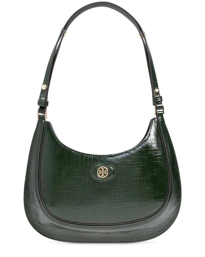 Tory Burch The Robinson Crosshatched Schultertasche - Grün Grün