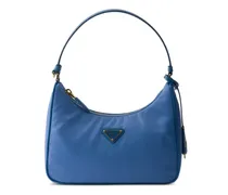 Mini Re-Edition 2005 Tote Bag mit Triangel-Logo - Blau