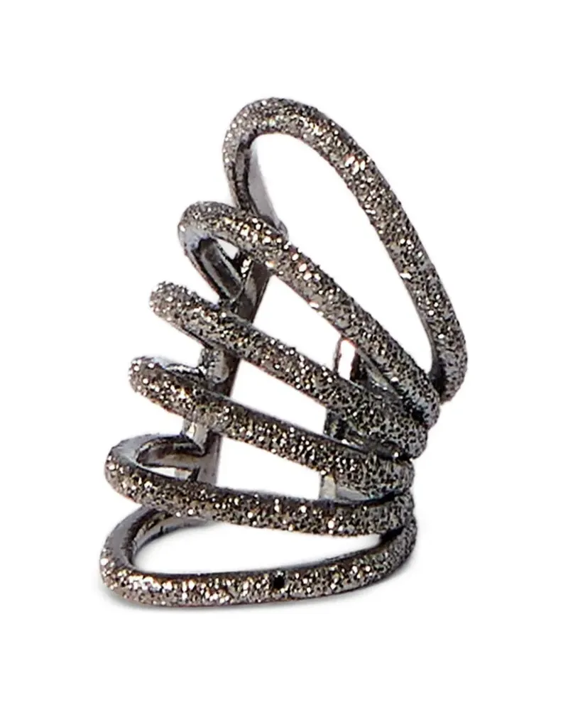 Brunello Cucinelli sterling silver shimmer ear cuff - Silber Silber