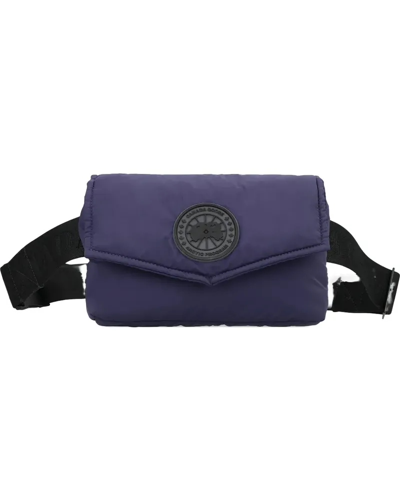 Canada Goose mini flap logo belt bag - Violett Violett