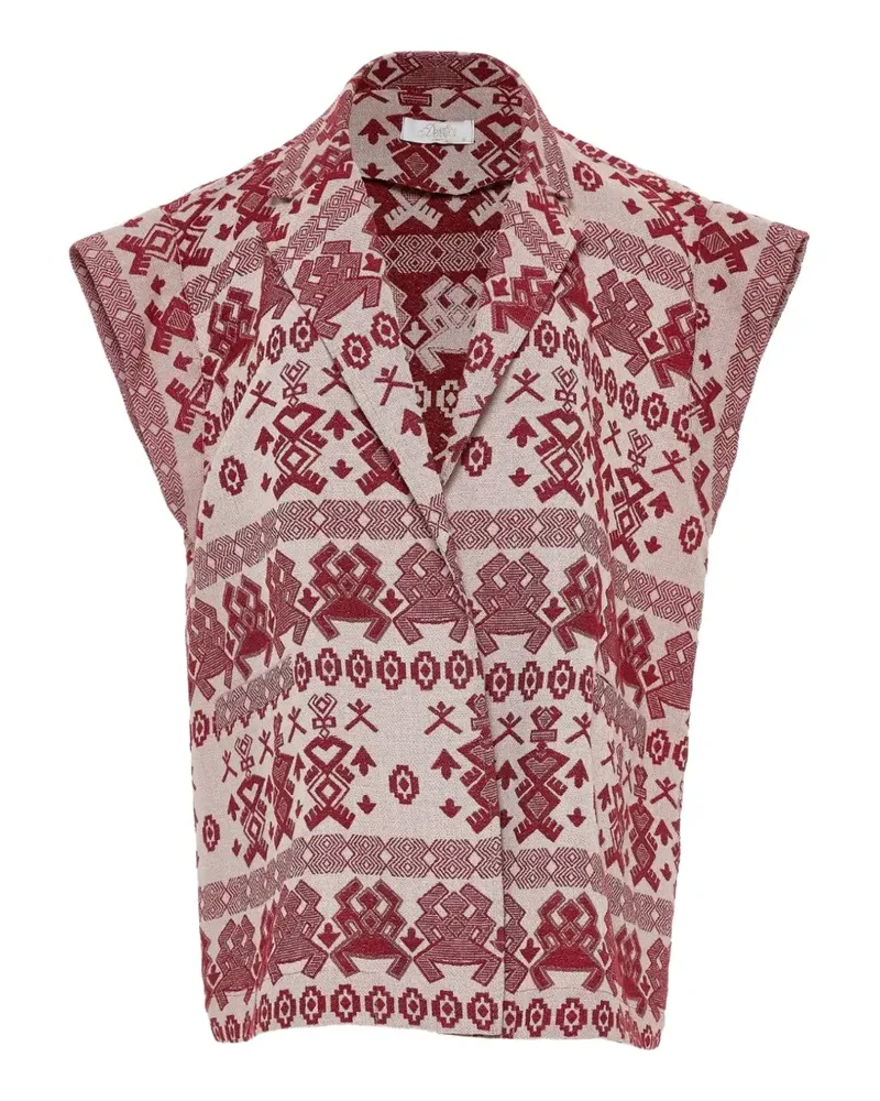 Devotion Gemusterte Jacke - Nude Nude