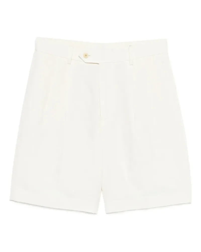 AURALEE Ox Shorts mit Falten - Nude Nude