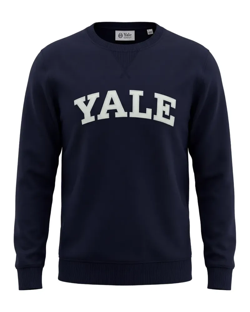 Gant x Yale logo-patch sweatshirt - Blau Blau