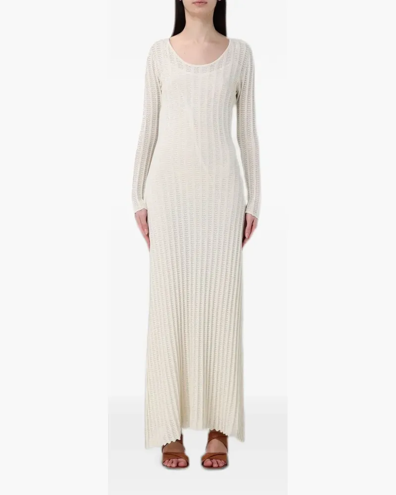 Fabiana Filippi Gestricktes Kleid - Weiß Weiß