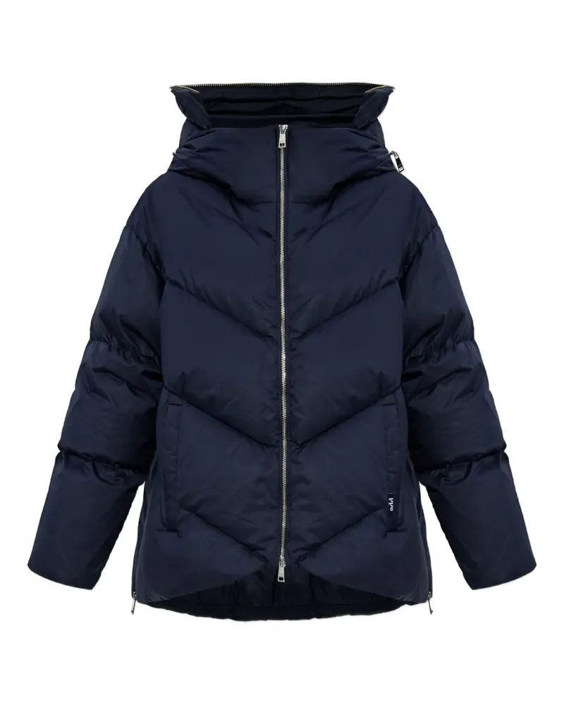 ADD hooded zip jacket - Blau Blau