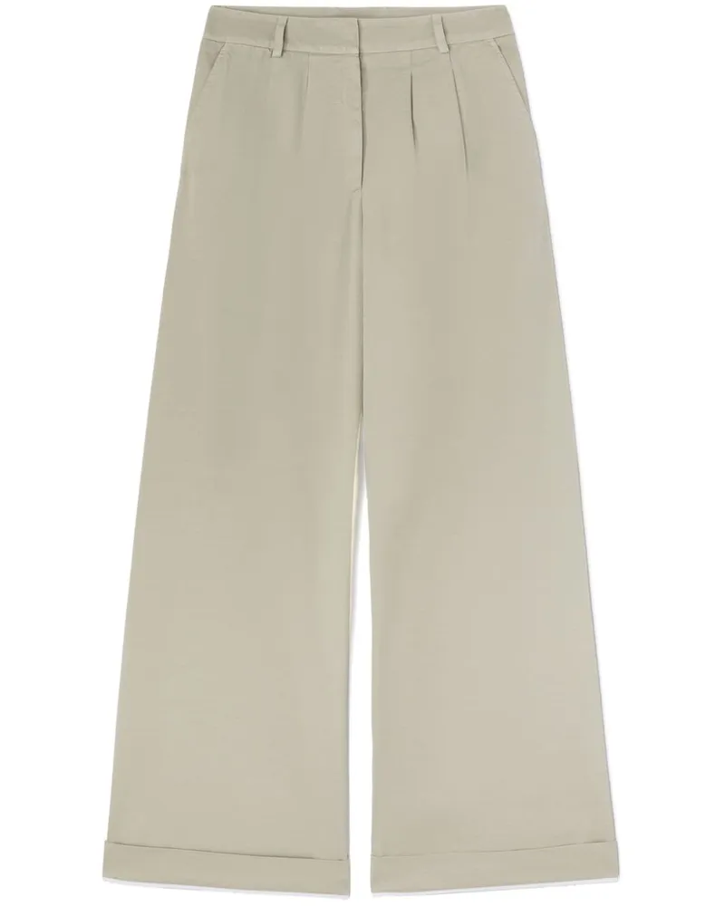 Palm Angels Weite GB Label Hose - Nude Nude