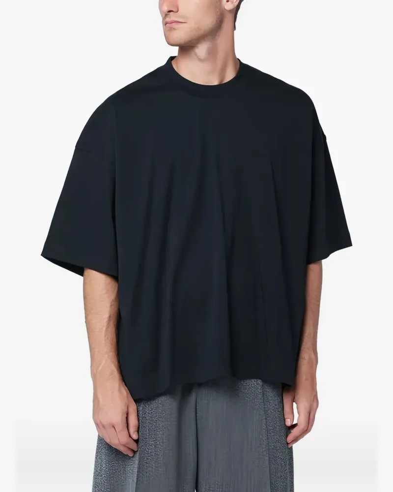 Studio Nicholson T-Shirt mit Rundhalsausschnitt - Blau Blau