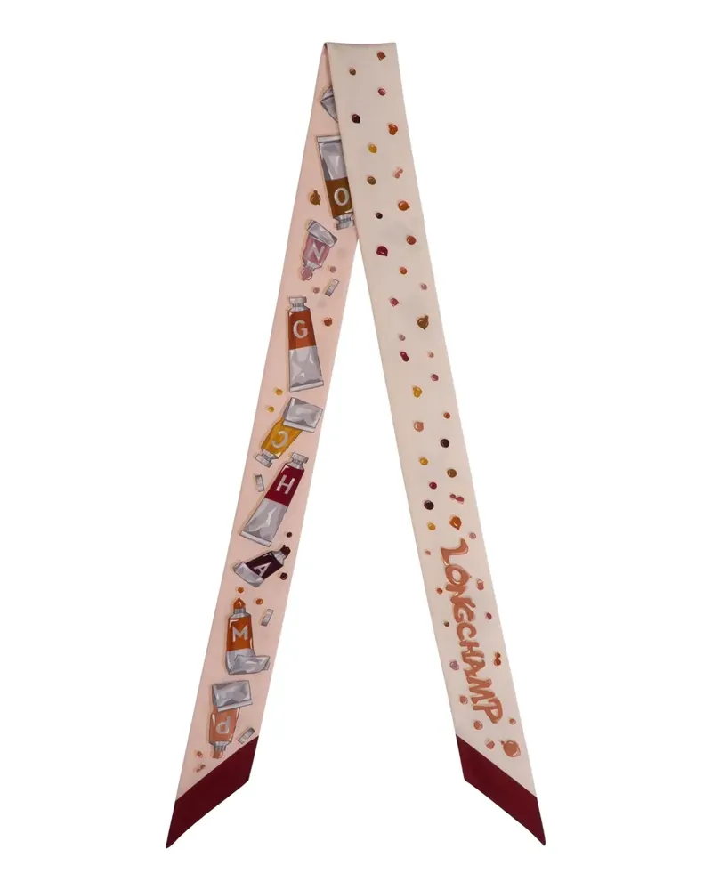 Longchamp Couleurs de l'Art Schal - Rosa Rosa