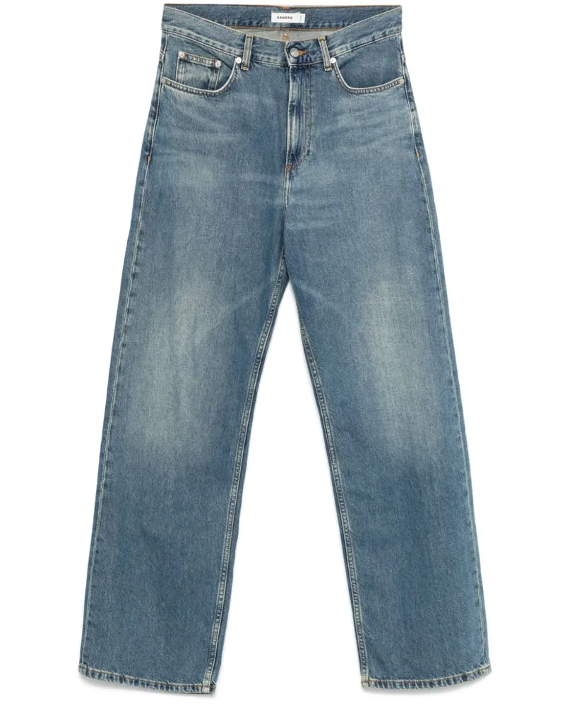 Sandro Jeans mit geradem Bein - Blau Blau