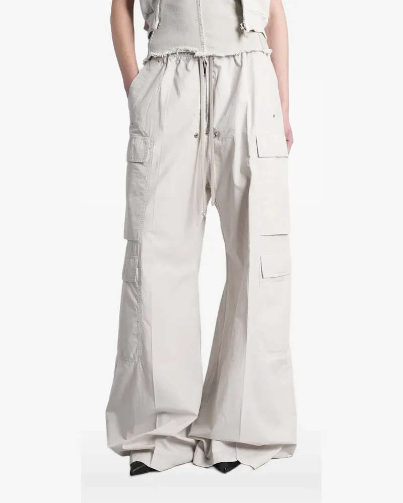 DRKSHDW by Rick Owens Bela drawstring-waist cargo pants - Nude Nude